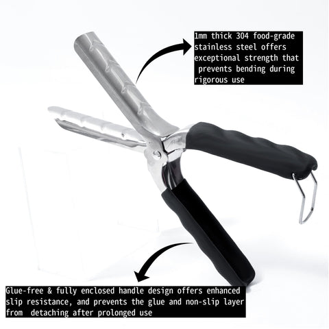 Durable 304 stainless steel construction from Lumitrail for rib prep.