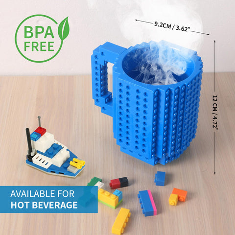 Lumsburry Build-on Brick Mug hands-on assembly encourages playful moments.