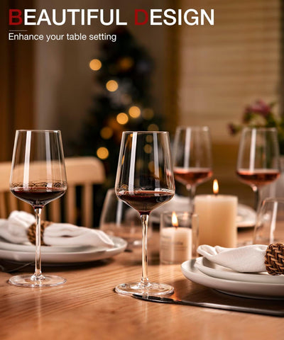 Luna & Mantha hand-blown wine glass detail highlights craftsmanship.