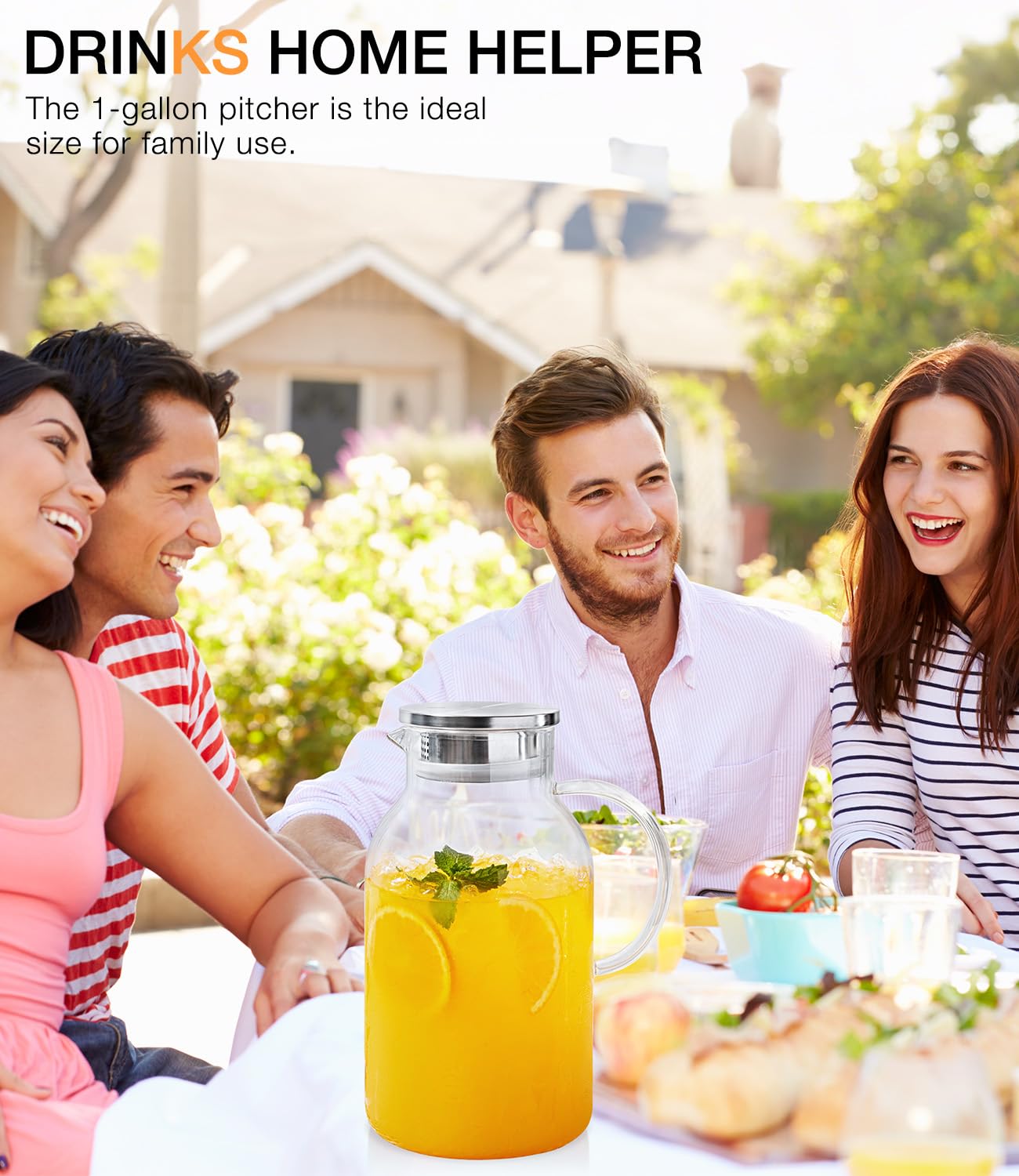 Luna Manta 128oz capacity ideal for family gatherings.