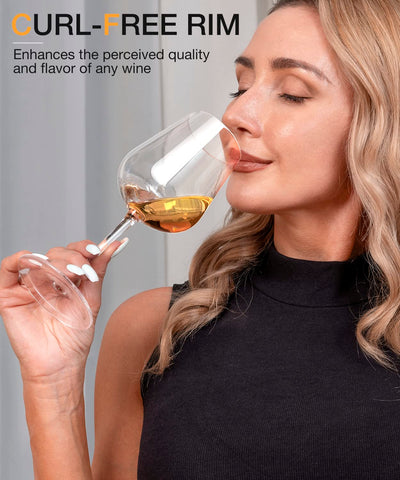 LUNA & MANTHA stemmed wine glass with delicate design for tasting experiences.