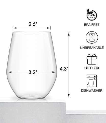 Luna & Mantha 16-ounce capacity ideal for red or white wine