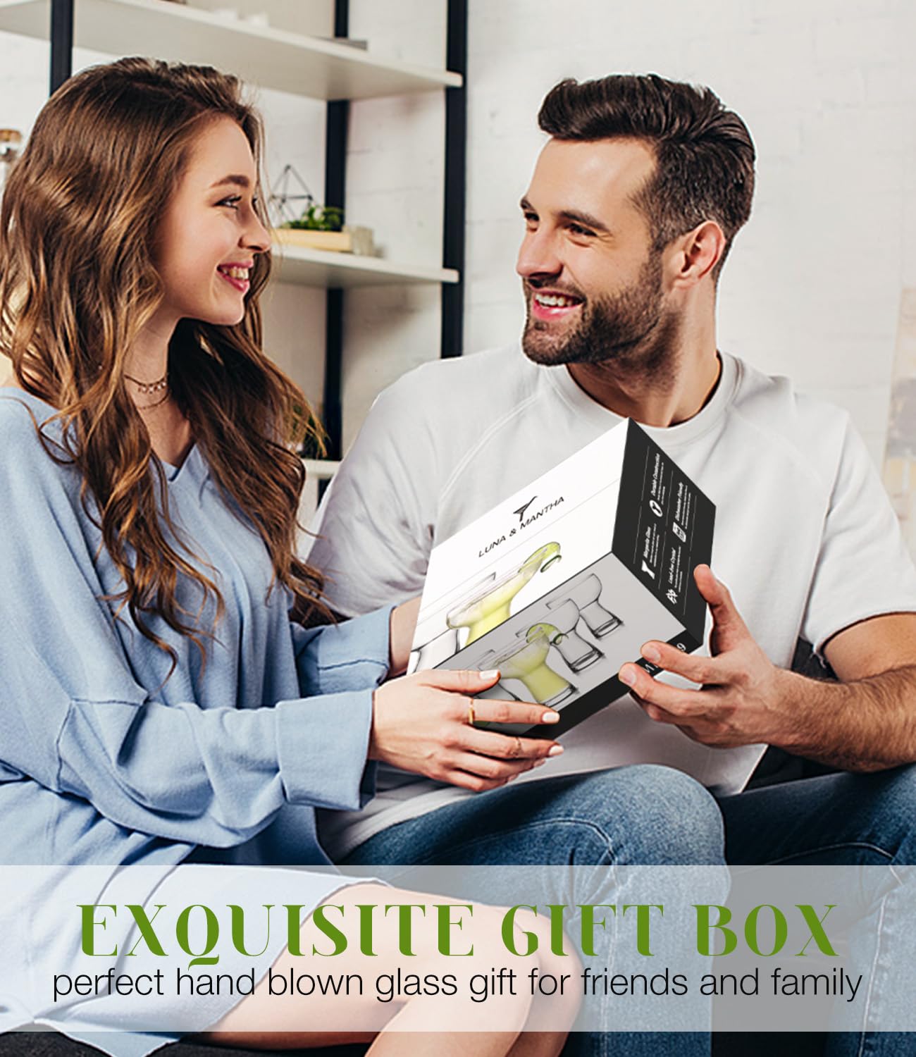Luna & Mantha daily-use glassware ideal for casual and special occasions