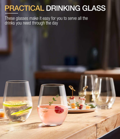 Luna & Mantha dishwasher-safe Tritan wine glasses won't warp
