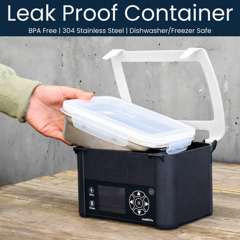 LunchEAZE XL ideal for heat on the go at work sites and travel