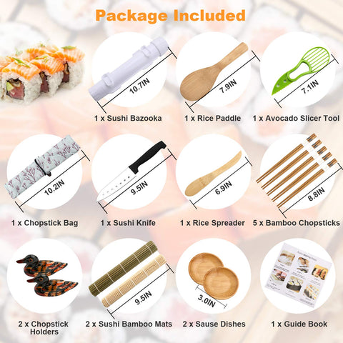 Luney sushi knife for clean, precise cuts.