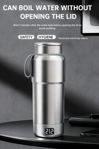 Lunowa 520ML Pure Titanium Kettle insulated flask, keeps beverages warm for hours.
