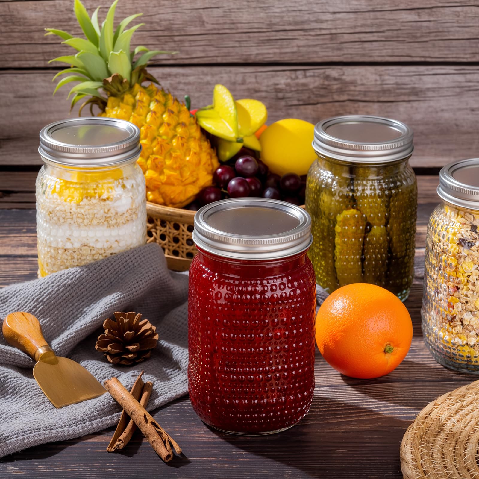 LUODA MirthMood airtight lid on a mason jar for freshness
