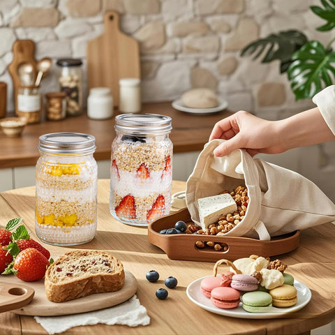 LUODA MirthMood yogurt jar keeps dairy treats organized