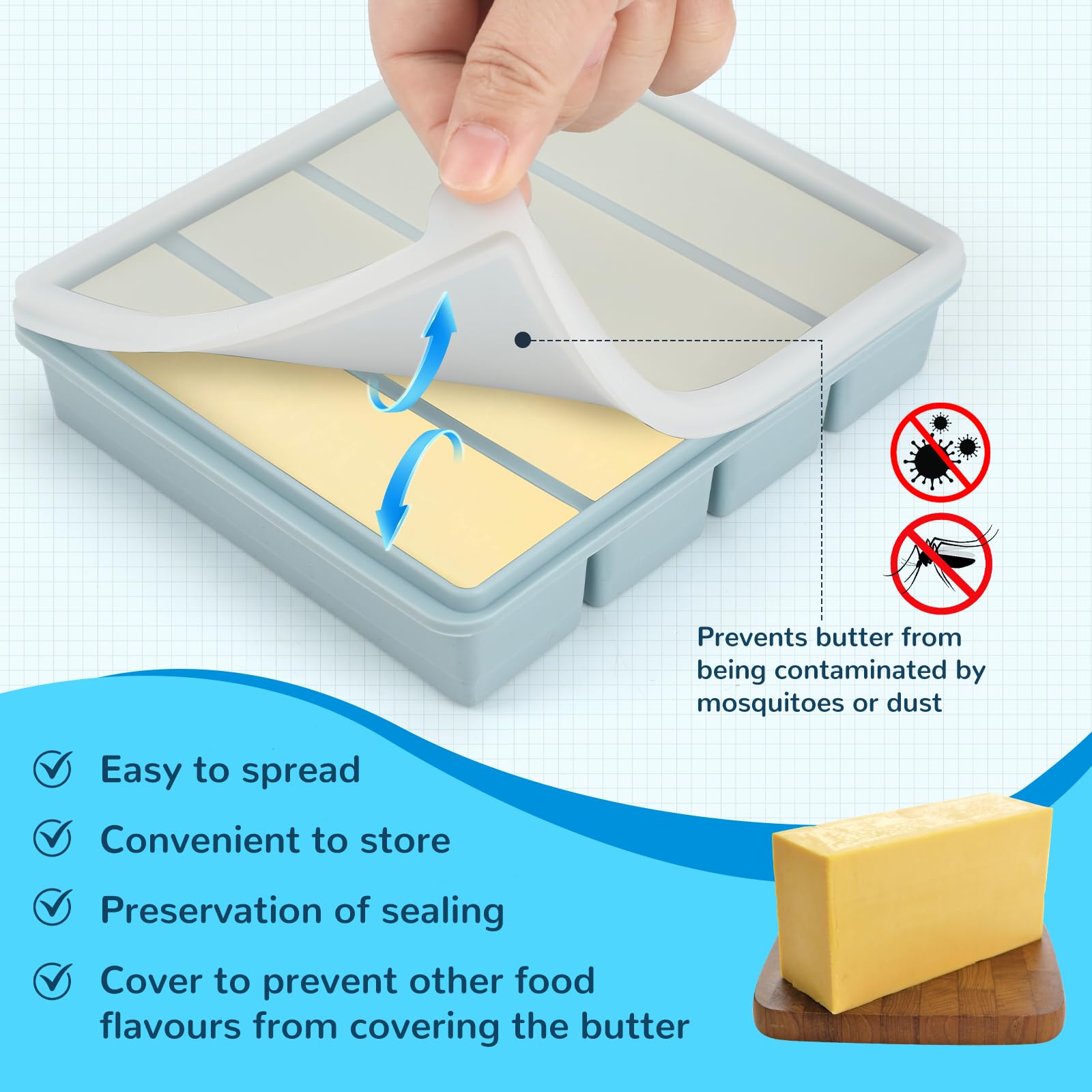 LUOFUAWEI mold supports herb infused oils and flavorful butters for gourmet results.