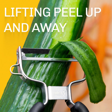 LURCH BPA-free dishwasher-safe peeler ready for easy kitchen cleanup