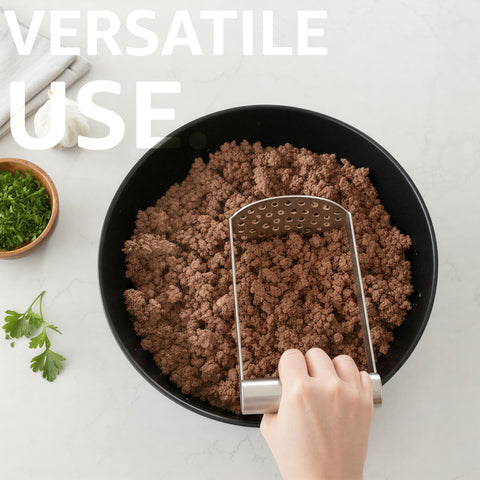 LURCH dishwasher-safe masher for easy cleanup after meals