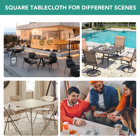 LUSHVIDA protective table top solution for kitchen dining outdoor parties