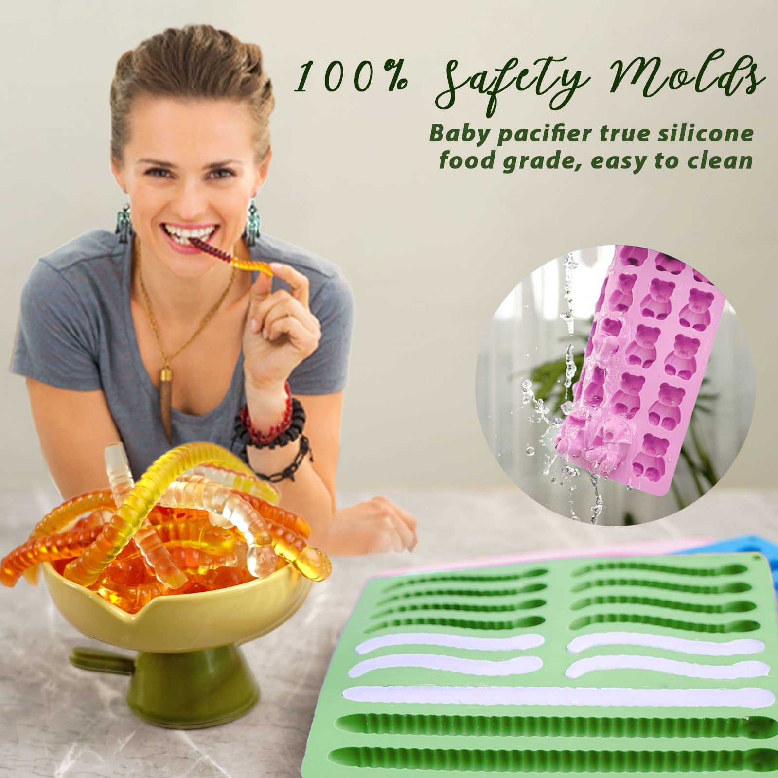 LUSHYUM candy droppers kit enabling precise pouring for consistent batches