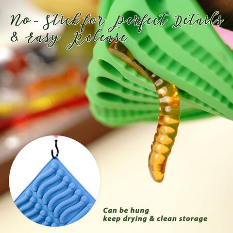 LUSHYUM dishwasher-safe silicone molds for quick cleanup after making gummies