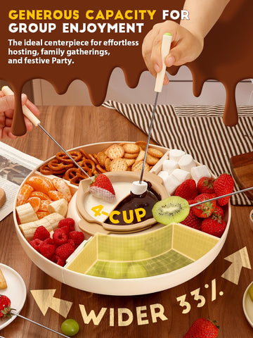 LUSHYUM dual pot melting system with two flavors at once.