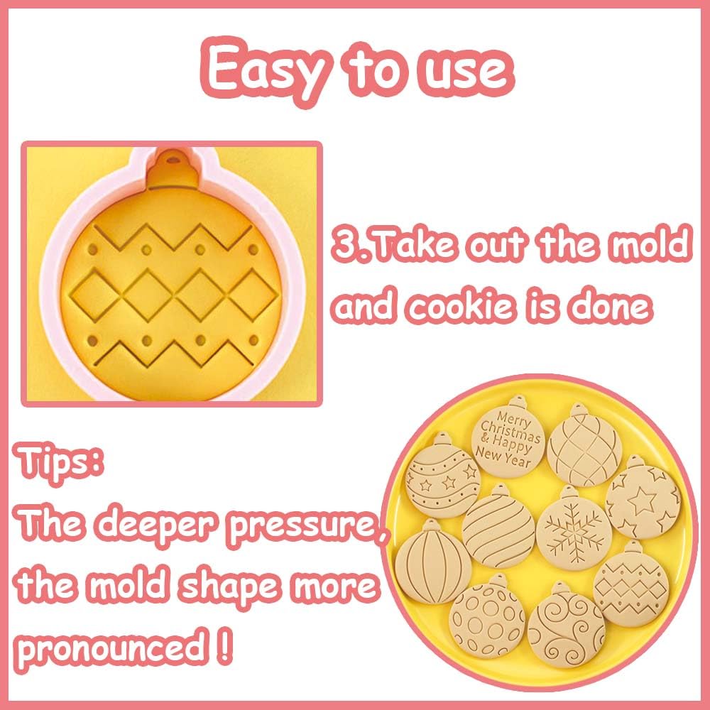 Lutoku decorative frosting accents enhance cupcakes with charming ornament shapes.