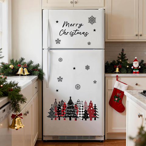 LUUFILx snowflake magnets create festive winter accents on metal surfaces