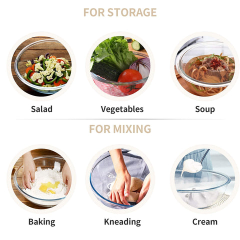 Luvan 2.5qt baking bowl doubles as batter mixer and bakeware.