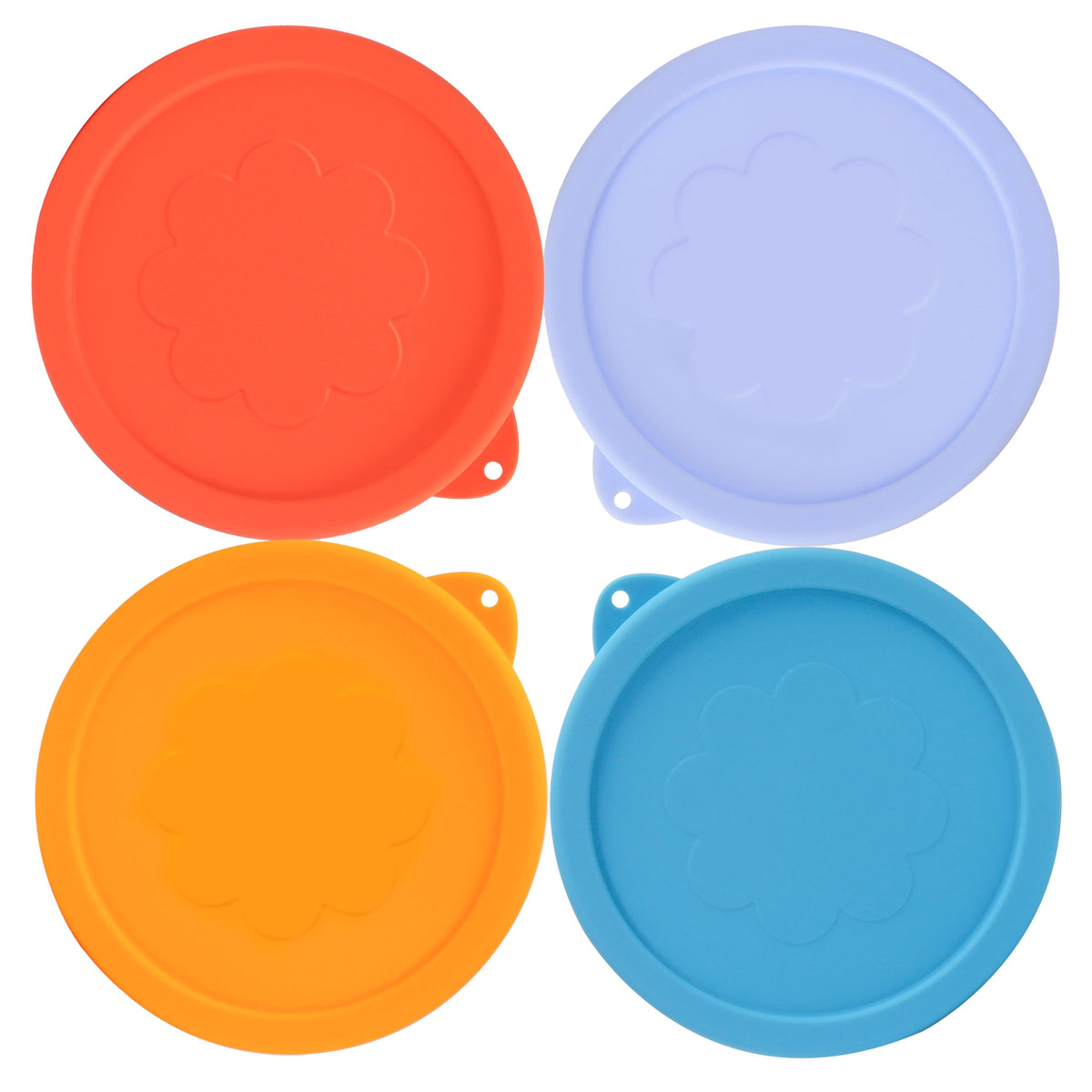 LUVCOSY 2 cup silicone lids fit Pyrex for a tight spill-free seal.