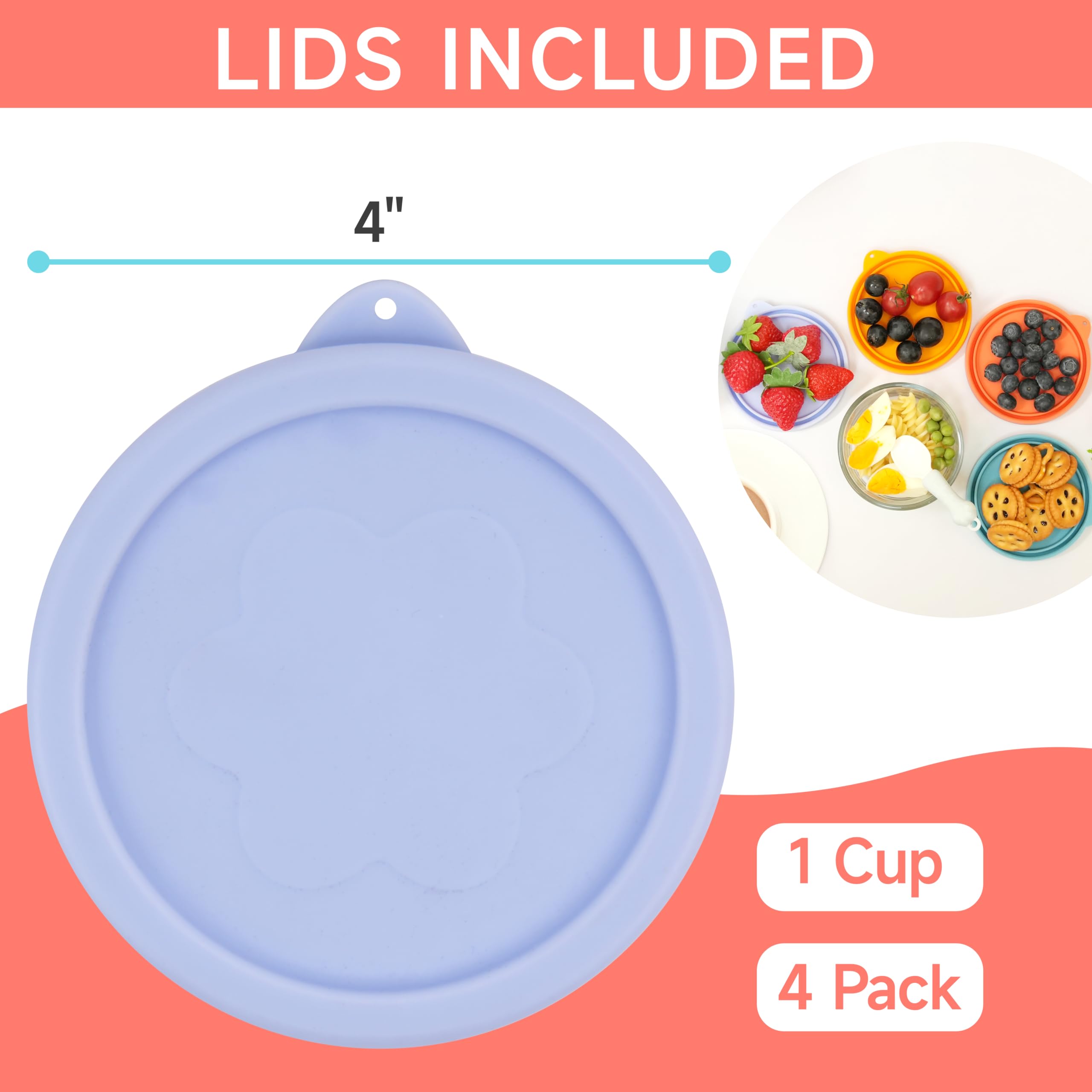 LUVCOSY leak-proof lid demonstrates a precise fit on Anchor Hocking bowls.