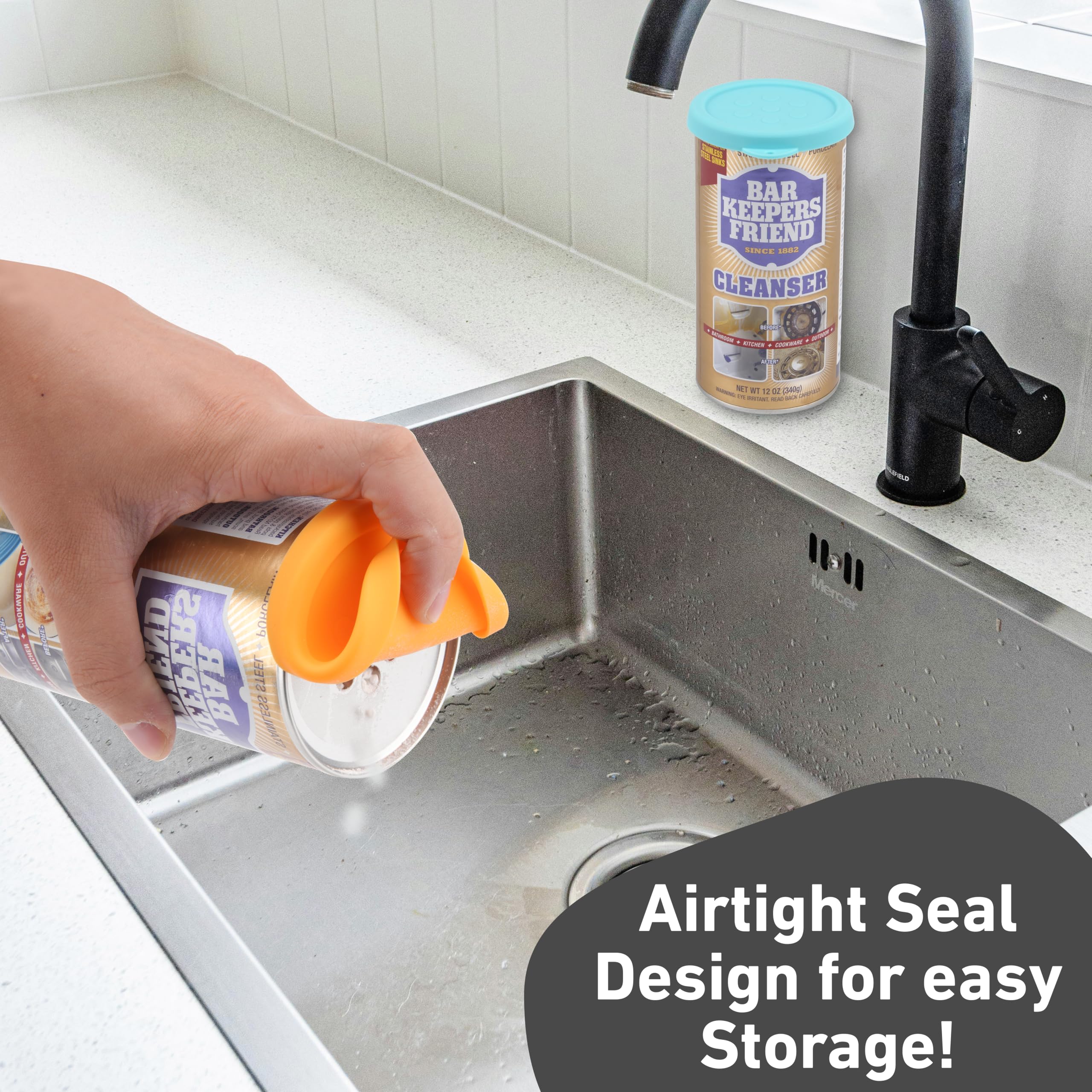 LUVCOSY silicone lid shown as dishwasher safe for quick cleanup