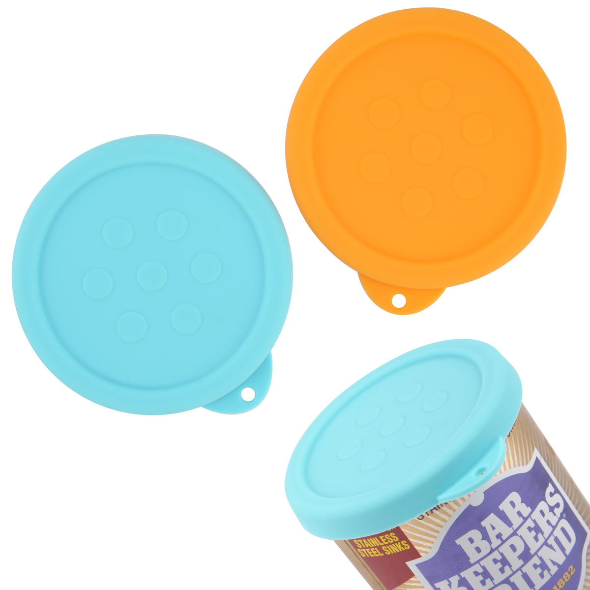 LUVCOSY lid on Bar Keepers Friend jar keeps powder dry and fresh