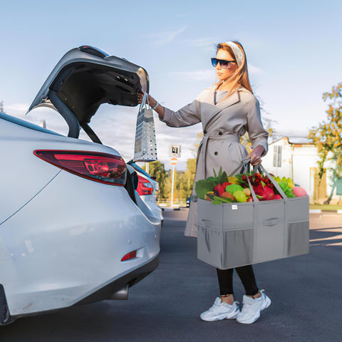 LUVHOMEE multipurpose tote for groceries, picnics, laundry