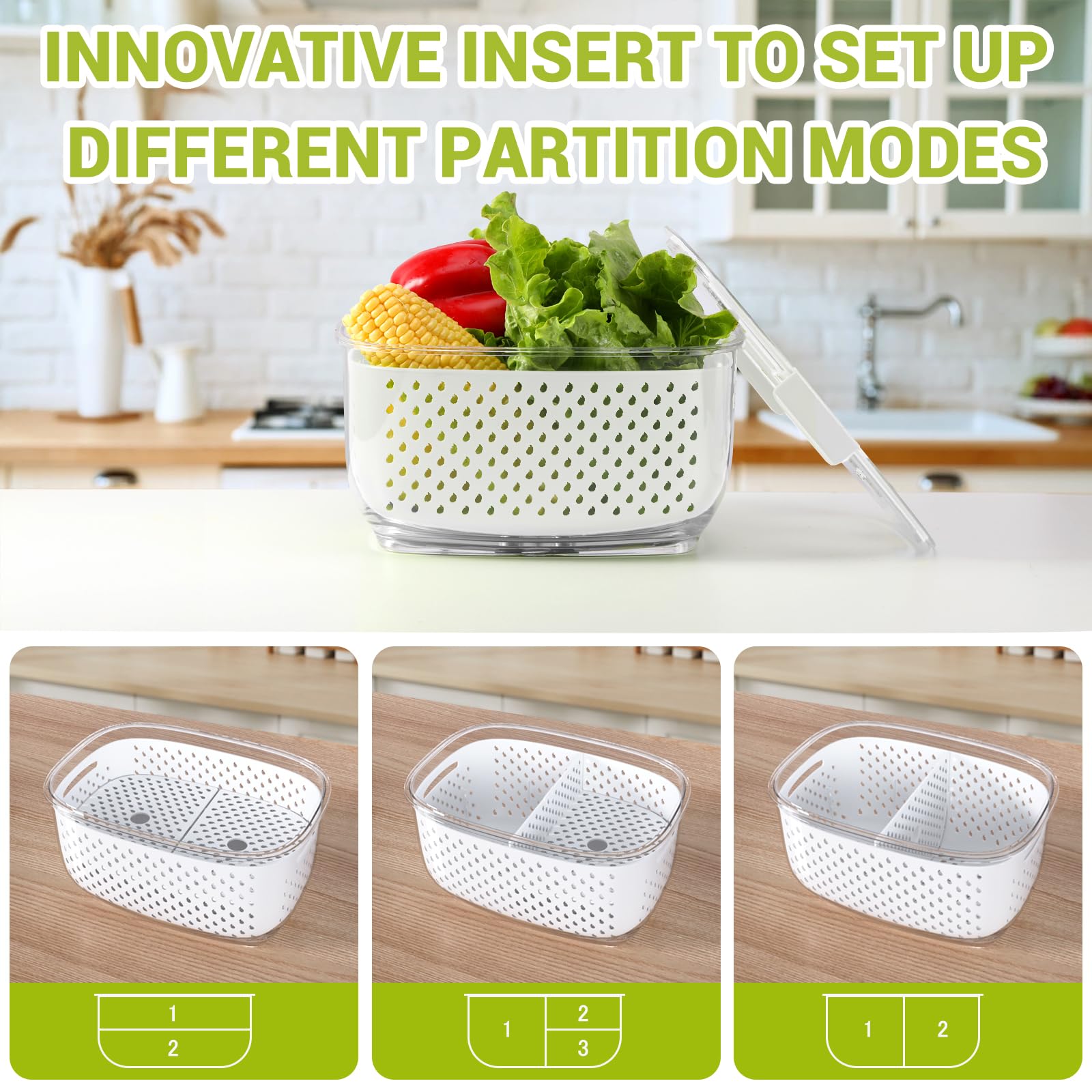 LUXEAR BPA-free food-grade materials ensure safe, odor-free storage.