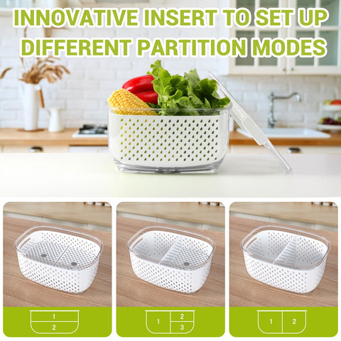 LUXEAR BPA-free food-grade materials ensure safe, odor-free storage.