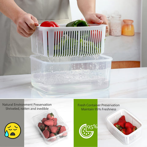 Luxear BPA-free PP plastic containers ensure safe, durable storage for everyday foods.