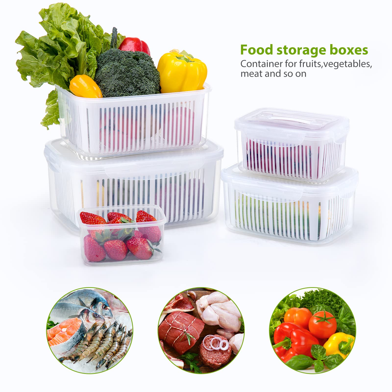 Luxear container set is dishwasher-safe and freezer-ready for versatile use.