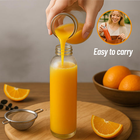 Luxfuel juice and water bottle set for versatile hydration