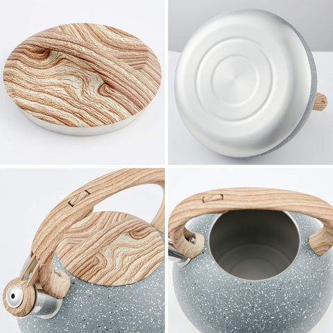 LUXGRACE s-p kettle gray one-handed pour with flip spout