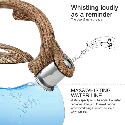 LUXGRACE s-p kettle gray removable lid for easy filling