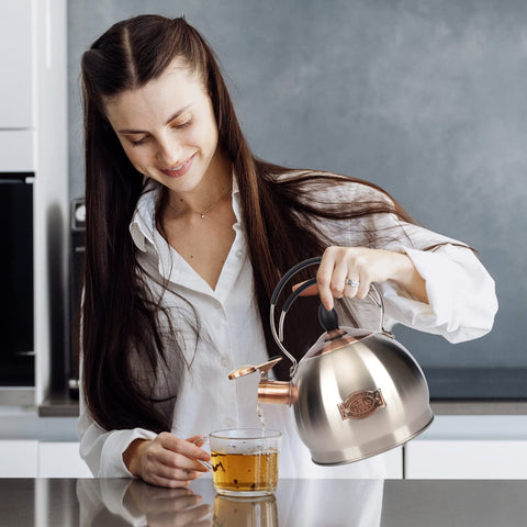 LUXGRACE 2.6 quart capacity for family tea time