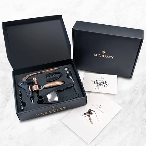 Luxiluxy corkscrew stand display keeps tools organized on any counter.