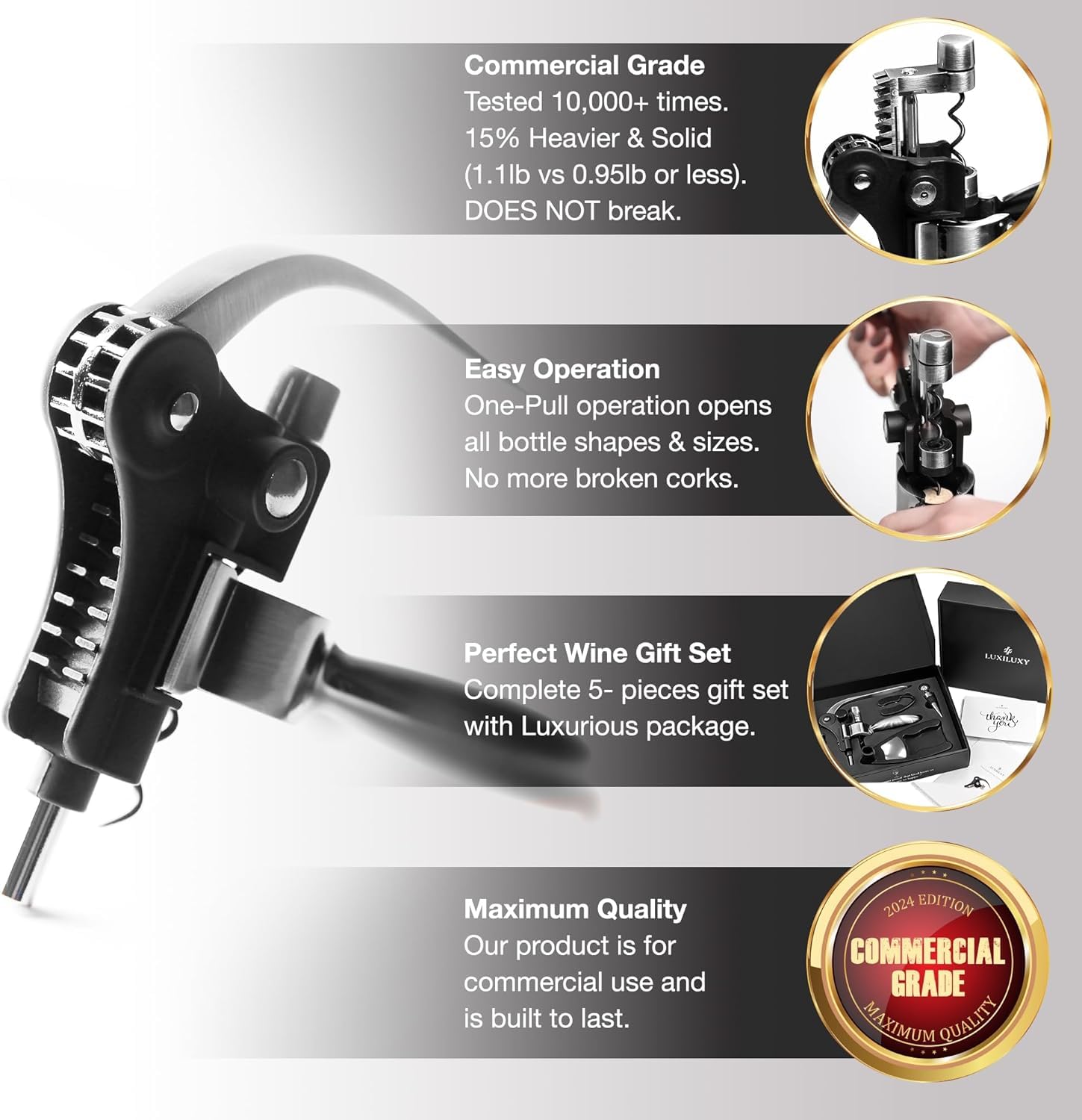 Luxiluxy foil cutter for quick clean foil removal