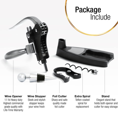 Luxiluxy wine stopper preserving opened bottle flavors
