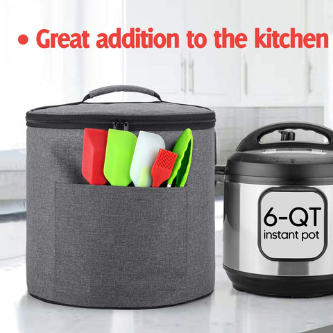 Luxja aluminum lining for easy wipe-clean and added insulation