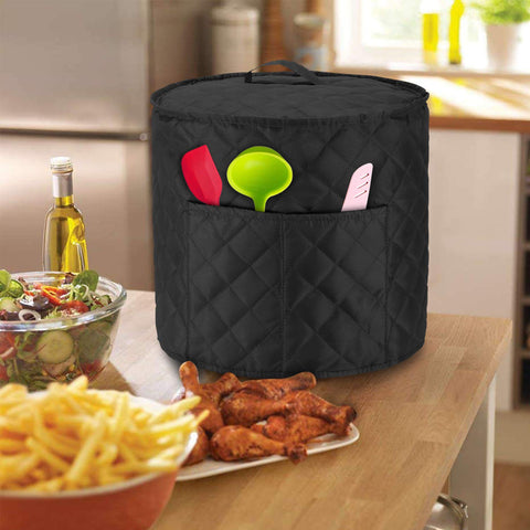 Luxja dust cover neat stitching highlighting durable construction