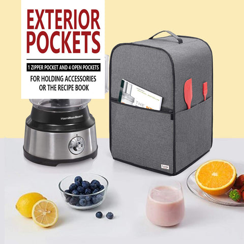 Luxja cover for Cuisinart 10-14 cup keeps your processor clean and ready.