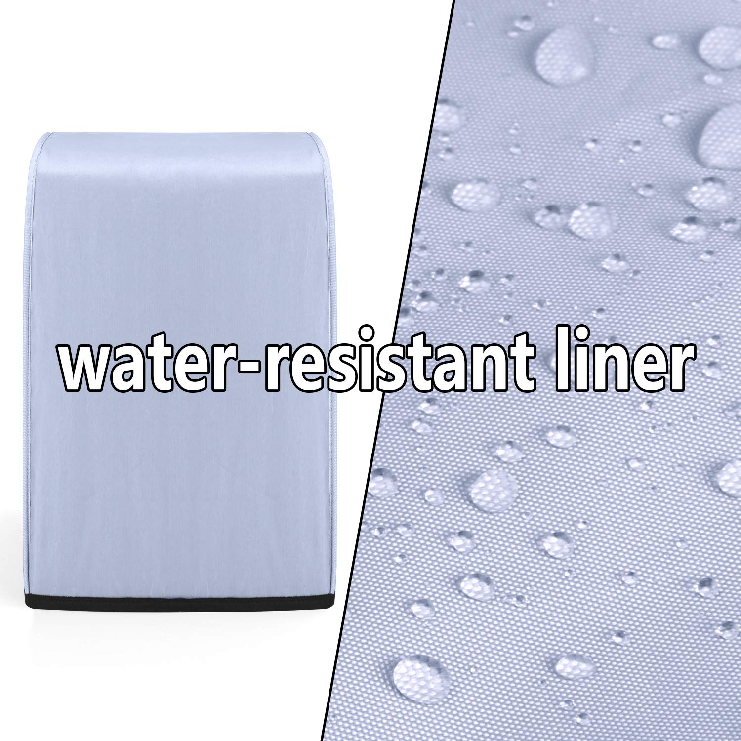 Luxja cover interior padding helps maintain shape during storage and transport.