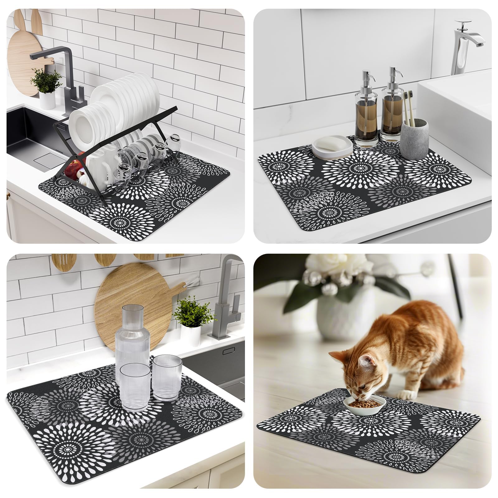 LuxStep mat measures 15x18 inches in black.