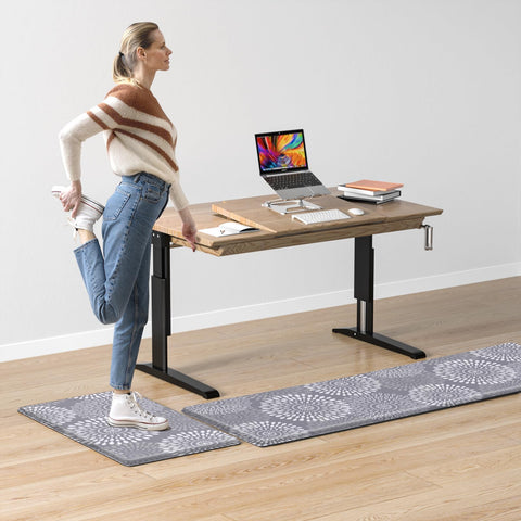 LuxStep kitchen mat is easy to wipe clean and maintain a fresh look daily.