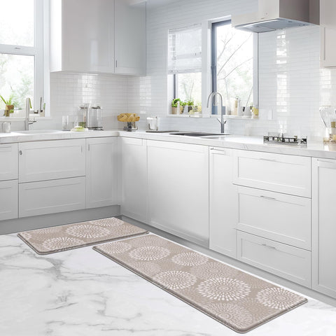 LuxStep durable PVC mat resists scratches and stains in busy kitchens.
