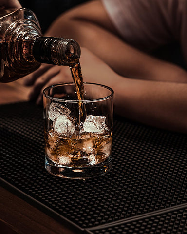 LUXU glassware showcases liquor color and aroma with lead-free crystal.