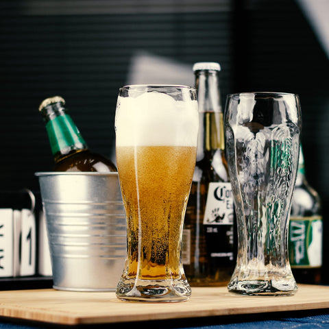 LUXU cold-beer ready glass ideal for quick chilling