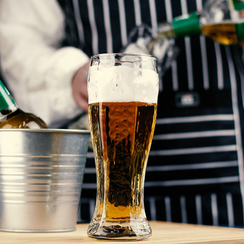 LUXU lead-free pilsner glass Weizen ensures safe everyday use
