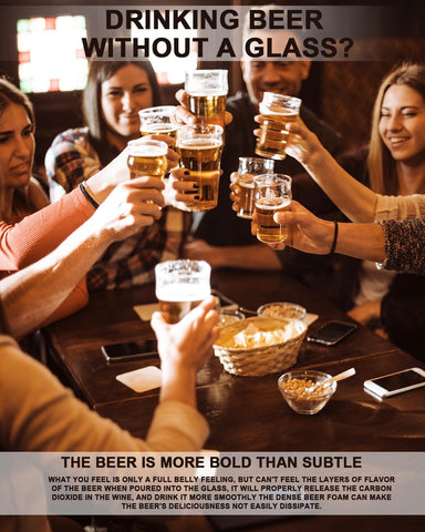 LUXU durable glass 20oz pint glasses for daily use